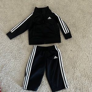 Adidas track suit set. Size 12 months